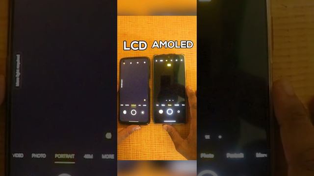 AMOLED VS LCD DISPLAY 🔥⚡