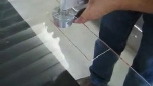П образная резка стекла инструментом Bohle
