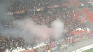 Фанаты ЦСКА отжигают на Казань-Арене