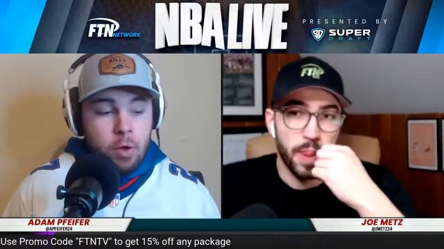 FTN NBA Live presented by Superdraft DFS | January 15, 2022