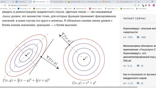 Пояснение к лекции от 13 04 20 Градиентные методы 1 смотреть онлайн