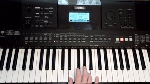 YAMAHA PSR-E463. Обучение на синтезаторе Крокодил Гена - Голубой Вагон. Полный разбор. Banks, DSP