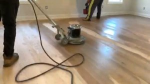 Applying Wheater Oak Color Stain Duraseal over Red Oak hardwood  flooring