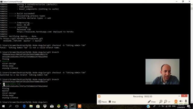 GIt Tutorial Part 2 Creating a new branch and making changes смотреть онлайн