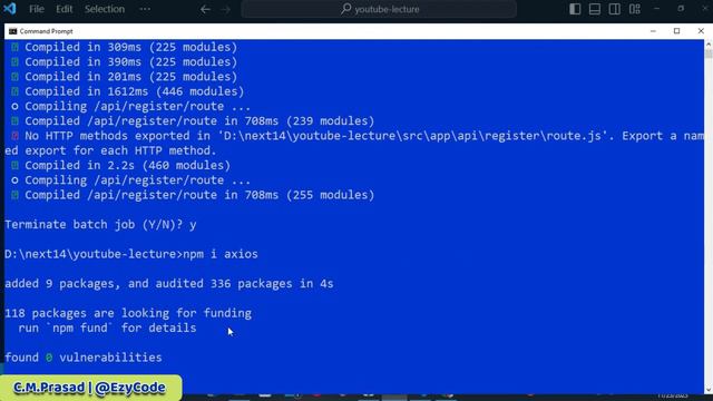 Axios in Next.js 14: Effortless Data Fetching and API  Integration | EzyCode