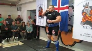 Benedikt Magnusson 400kg IKF Icelandic deadlift nationals