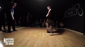 Popping session vol 3 | Beginners 1x1 Final | Тёплый vs Кузя