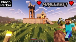 Расслабляющий лонгплей в Майнкрафте - смотровая площадка крепости minecraft