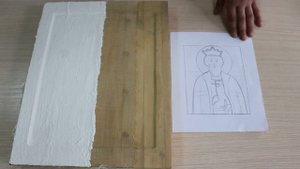«Рубрика Живое ремесло». Процесс написания иконы