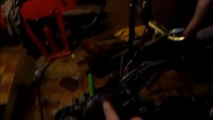 Колхозим Suzuki Address 50... Установка пультов, тросов газа и тормоза....