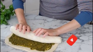 ?Домашний ХЛЕБ с НАЧИНКОЙ из соуса песто и пармезаном!? Очень ВОЗДУШНЫЙ!