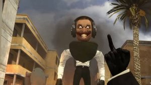 камера Мэн показывает фак