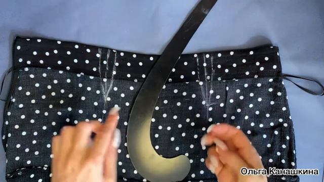 Как ушить юбку в талии с помощью вытачек / Самый простой способ ушить юбку в талии