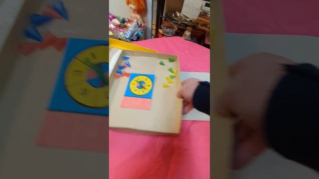 Советский винтаж. Игра настольная Цветные колпачки.