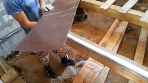 Строим дом самостоятельно. Изготовление отлива на фронтон. Часть 1