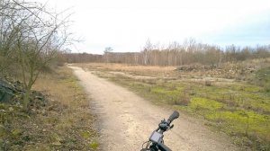 ГСВГ (ЗГВ) бывший военный аэродром Брандис  вч пп 45098 на велосипеде из города Вурцен. 27.12.2020