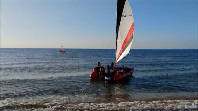 Транцевые колеса катамарана Яркат. 2021 смотреть онлайн