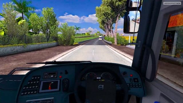 Realistic Indian Volvo Bus Driving | Struggle to Overtake | VRL B9r Volvo | Rajesh Volvo Bus смотреть онлайн