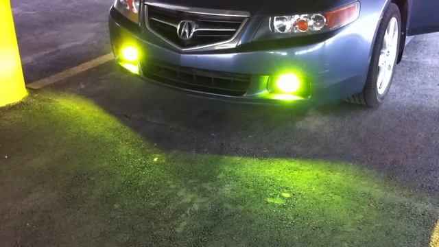 DDM Tuning 3K Fog Lights Warmup on 2005 Acura TSX смотреть онлайн