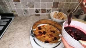 Тирамису с вишней ! Торт без выпечки ! Очень вкусный десерт