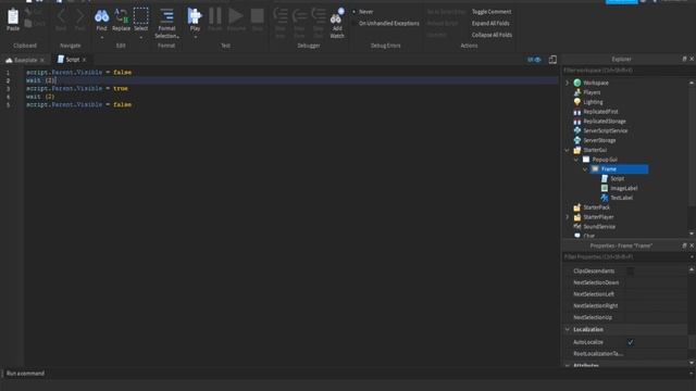How to make a GUI appear for a certain amount of time and then Disappear On Roblox Studio смотреть онлайн