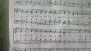 ТЕНОР,БАС. Феофановское "Великое славословие" Нотный разбор.