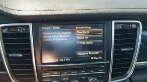 (JC) How to delete devices in the bluetooth paired list in a 2011 Porsche Panamera