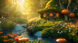 Small Fairy Tale House with Nature Sounds & Ambient music 🌳 Relax and Enjoy the Enchanting Peace