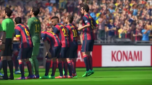 Кат-сцены для PES 2015 смотреть онлайн