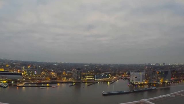 Panoramic Amsterdam View From Top + Highest Swing in Europe | Adam Lookout смотреть онлайн