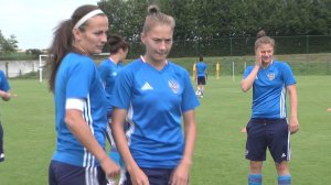 Тренировка женской национальной сборной России в Бельгии