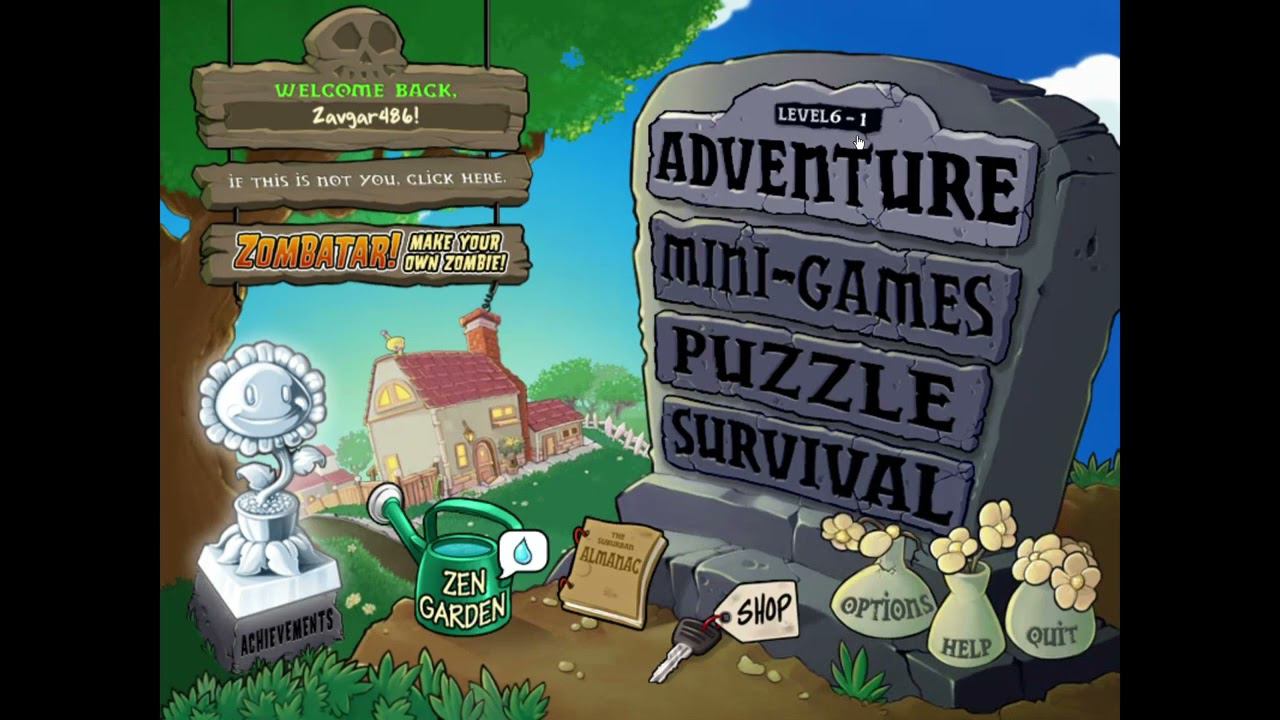 САМЫЙ СЕКРЕТНЫЙ РЕЖИМ В ПВЗ!!!Plants vs. Zombies GOTY Edition Секреты и Пасхалки #4