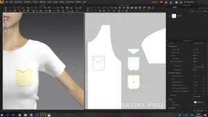 4. Карманы и пуговицы в Marvelous Designer | Курс дизайна в MD