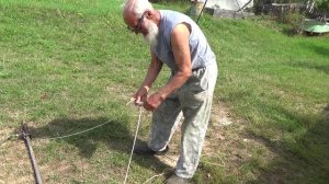 Сплавная сеть на сига и ленка, как ее сделал дядя Толя