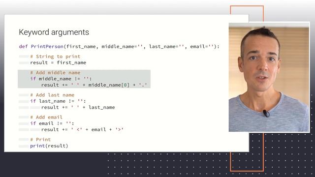 How to use KEYWORD arguments in Python functions