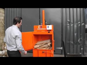 Вертикальный пресс CK51. Прессование картона