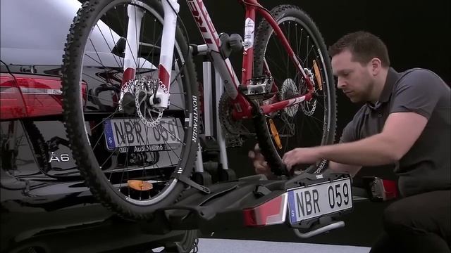 Thule EasyFold багажник для перевозки велосипедов на фаркоп смотреть онлайн