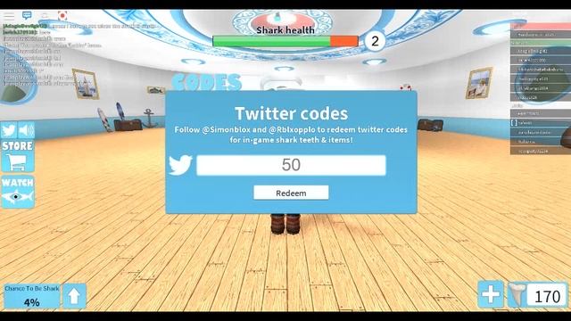[CODES] get 100 FREE TEETH | Roblox SharkBite 2 codes смотреть онлайн