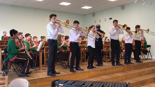 Весёлые тромбоны. Оркестр ДМШ имени Табакова. 26.06.2019 смотреть онлайн