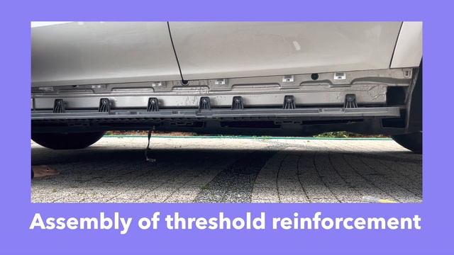 Montaż progów Mercedes-Benz GLE Coupé C167 2022- Boarding steps assembly