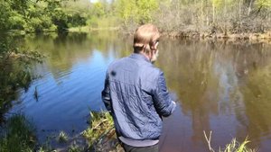 Рыбалка с детьми: ЛОВЛЯ УКЛЕЙКИ на маховую удочку на реке Сестра