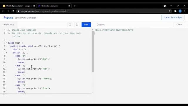 switch statement with execution||Java switch statement with execution||what is switch statement