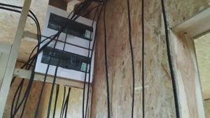 Монтаж электропроводки в доме. Более раннее видео от 21 06 2021