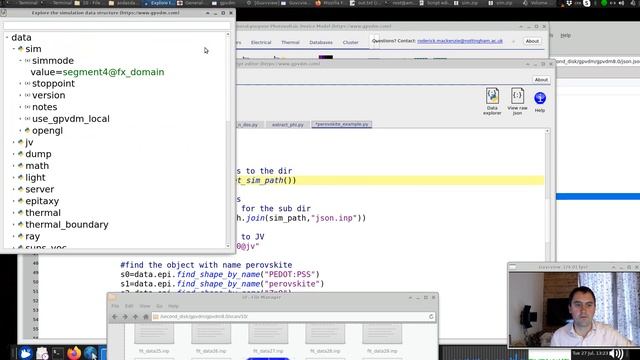 Python scripting perovskite solar cell simulation. смотреть онлайн