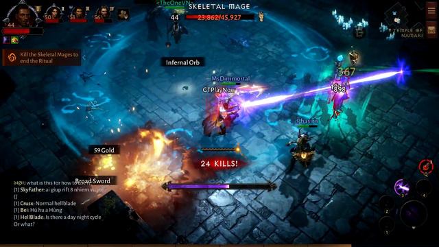 Diablo Immortal - Dungeon Run Wizard Gameplay смотреть онлайн