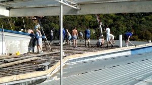 Ремонт крыши общежития_октябрь 2018_таймлапс