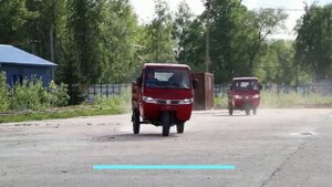 Тест на устойчивость грузового трицикла