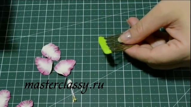 Гладиолус из холодного фарфора. Цветы из холодного фарфора