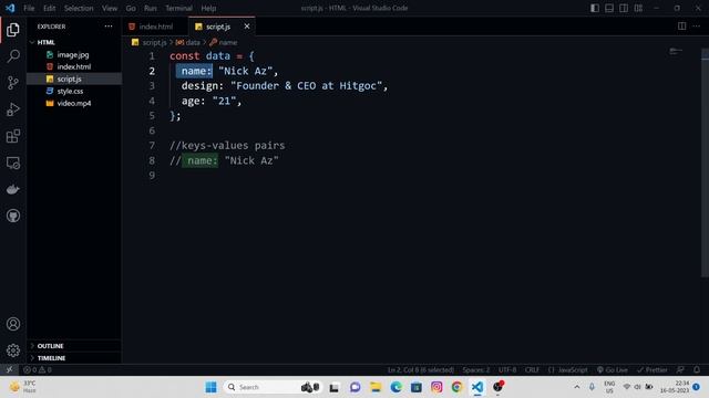 Introduction to Objects in Javascript | Road map to Next JS | Part - 37 | JS