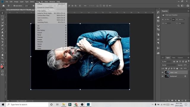 Photo To Oil Painting Effect In Photoshop cc - SuguRam - Tamil смотреть онлайн